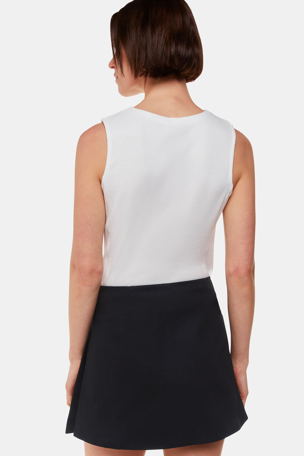 Pleated Mini Skirt