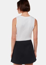 Pleated Mini Skirt