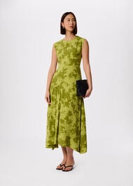 Floral Asymmetric Dress