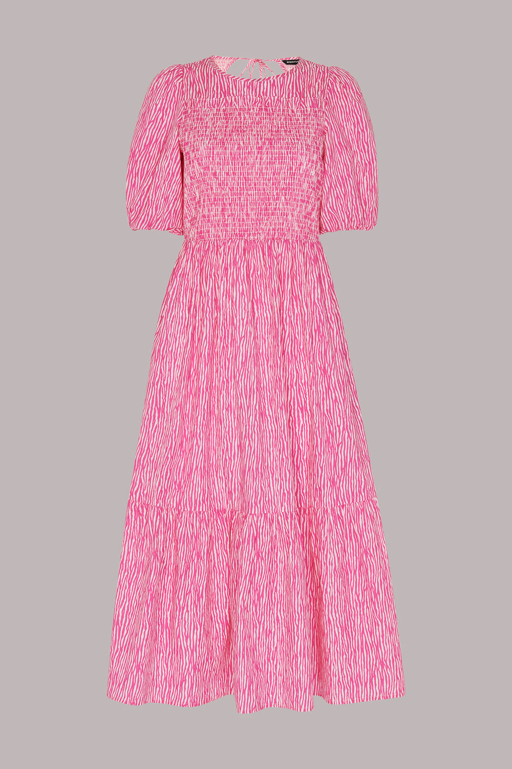 Uneven Lines Midi Dress