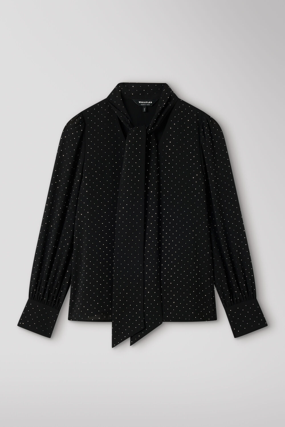 Sparkle Hot Fix Scarf Top