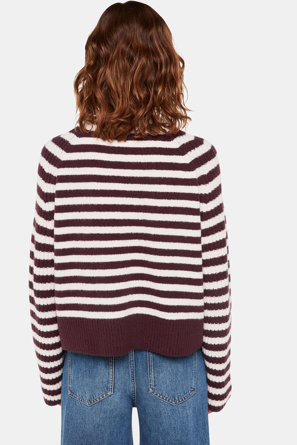 Wool Mix Stripe Crew