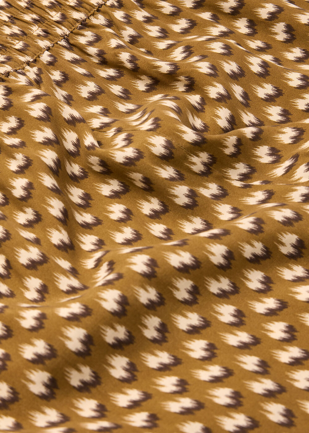 Ikat Spot Crop Trouser