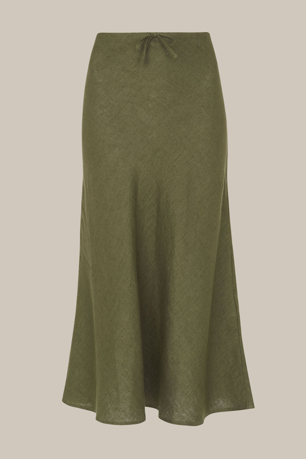 Linen Bias Cut Skirt