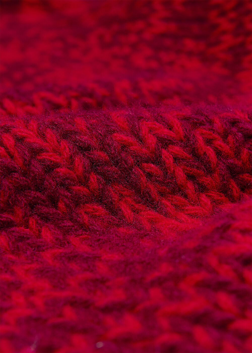 Chunky Wool Fleck Knit