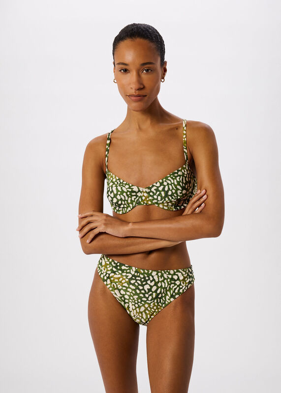 Green Animal Bikini Bottom