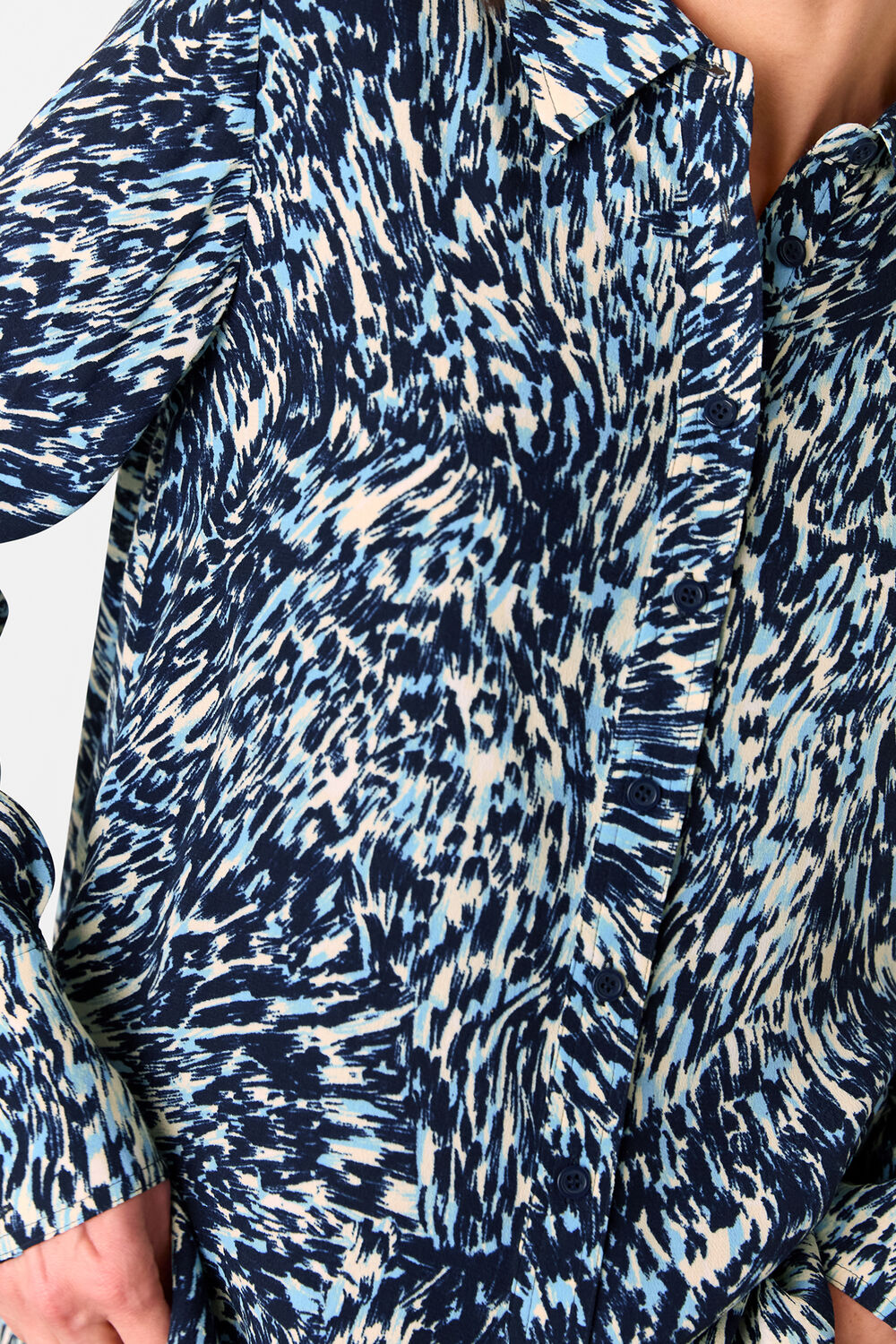Leopard Swirl Print Shirt
