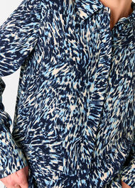 Leopard Swirl Print Shirt