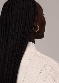 Flat Chunky Hoop Earring