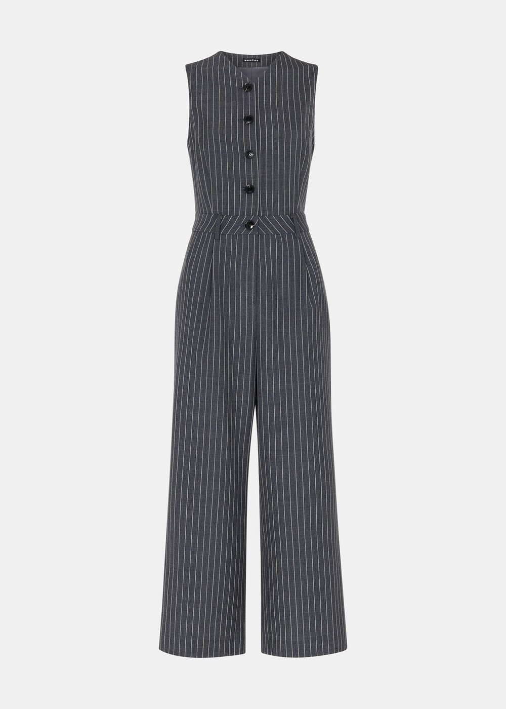 Pinstripe Jumpsuit