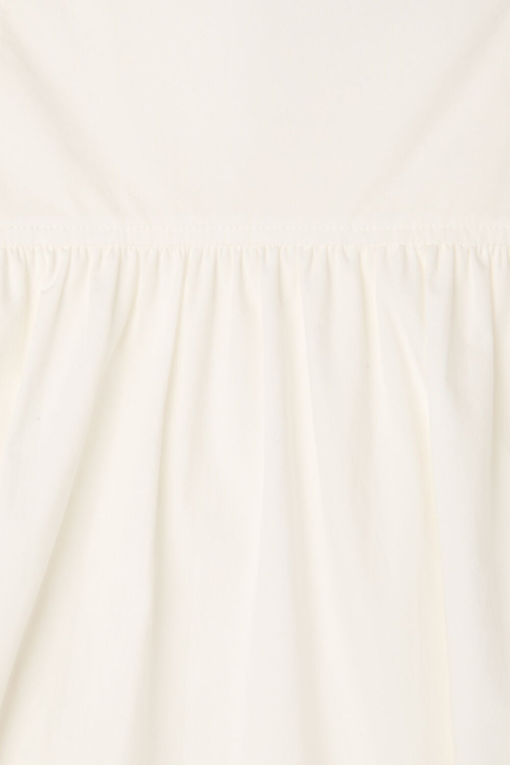 Cotton Waisted Midi Skirt