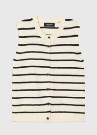 Stripe Boucle Textured Tank