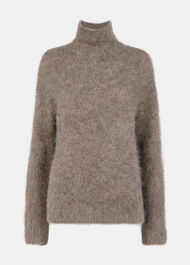 Alpaca Blend Funnel Knit