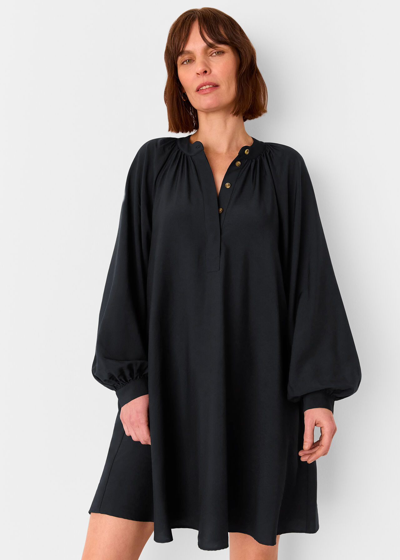Full Volume Gathered Dress