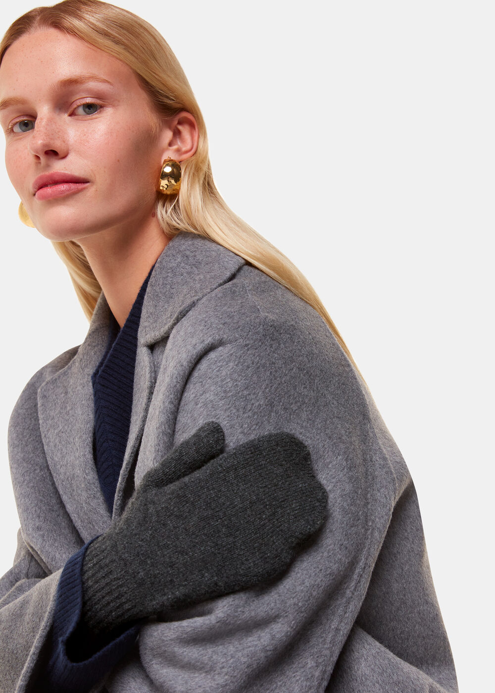 Cashmere Wool Blend Mittens
