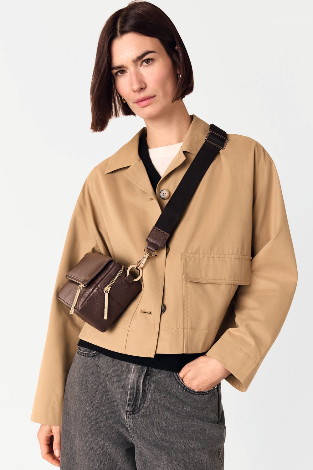 Chocolate Bibi Crossbody Bag