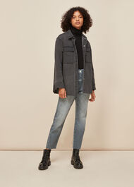 Stretch Frayed Slim Jean
