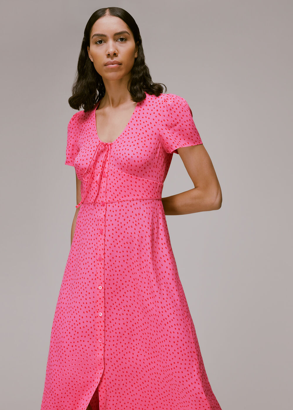 Heidi Spot Print Dress