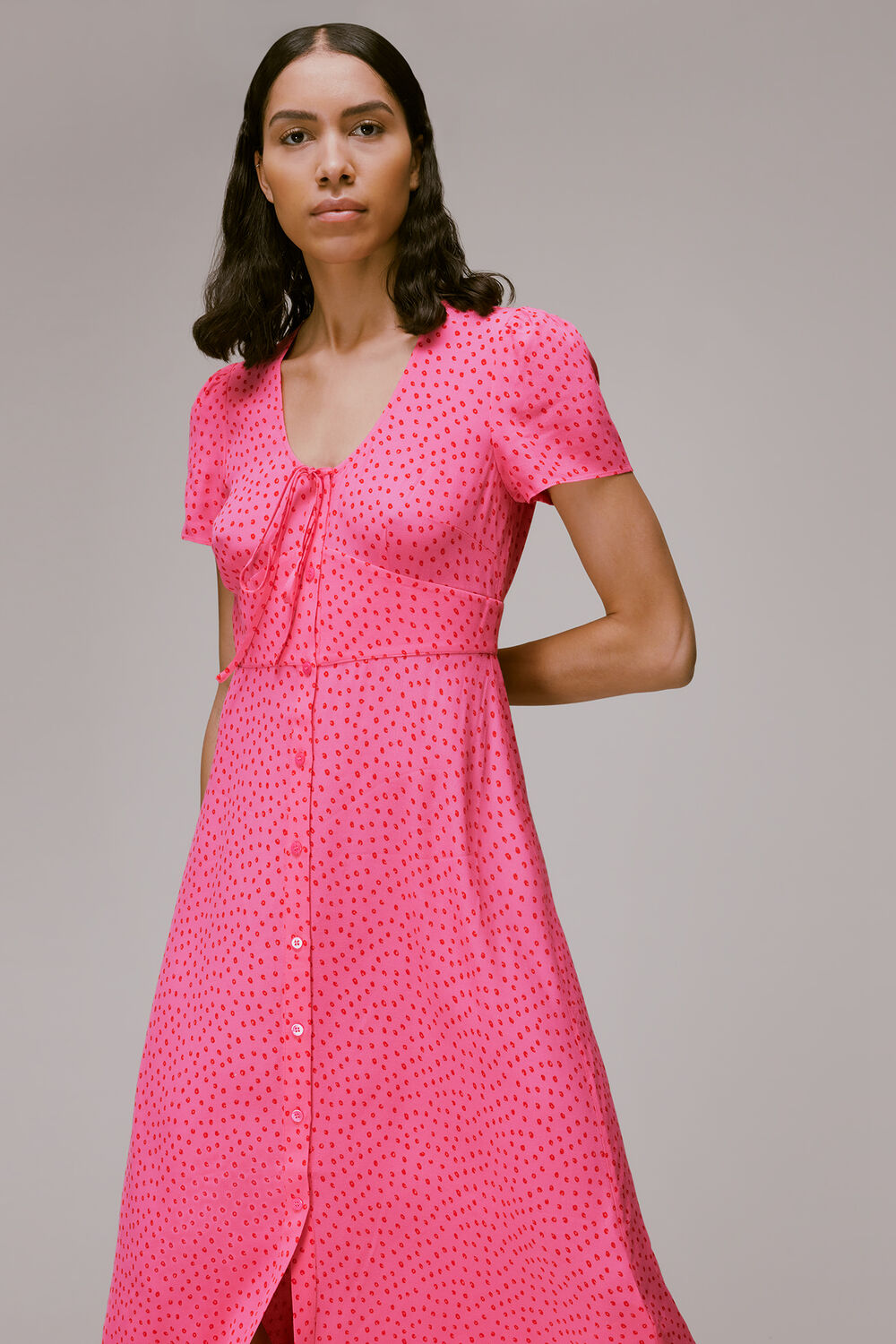 Heidi Spot Print Dress