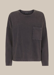 Relaxed Washed Pocket Top