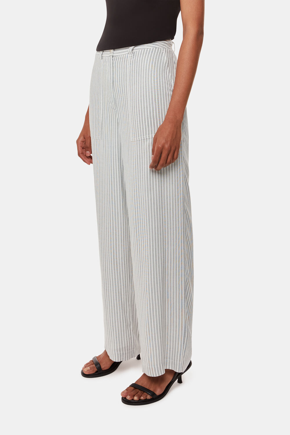 Petite Luna Stripe Trouser