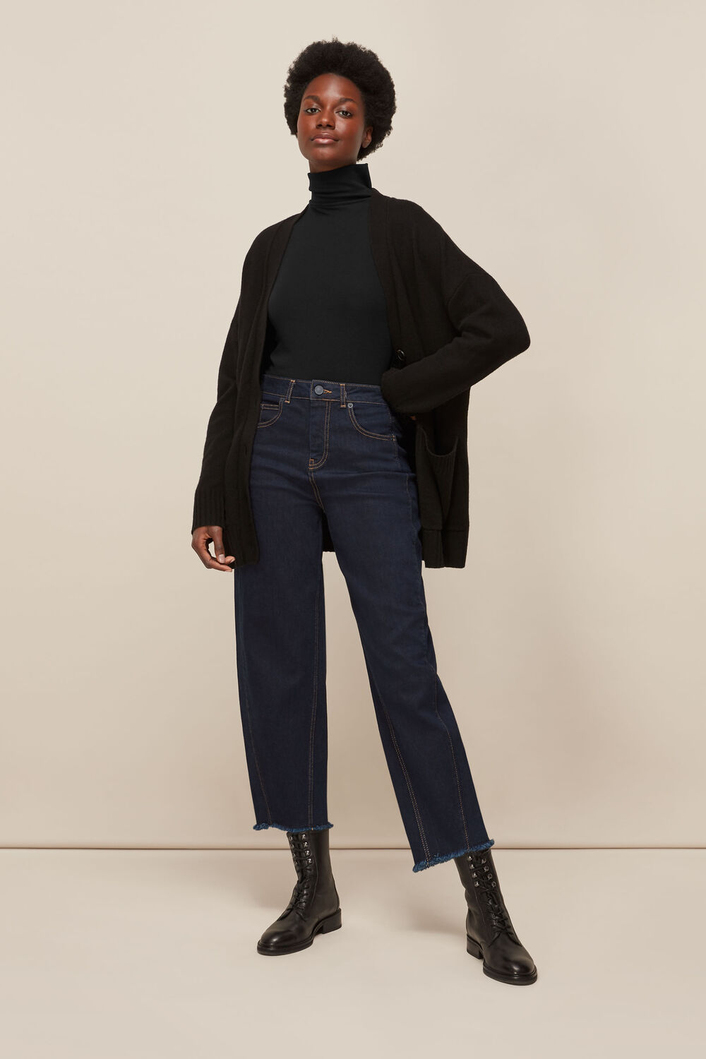 Essential Polo Neck Black