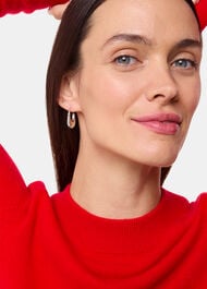 Oval Hoop Earring