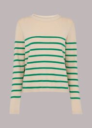 Stripe Crew Neck Knit