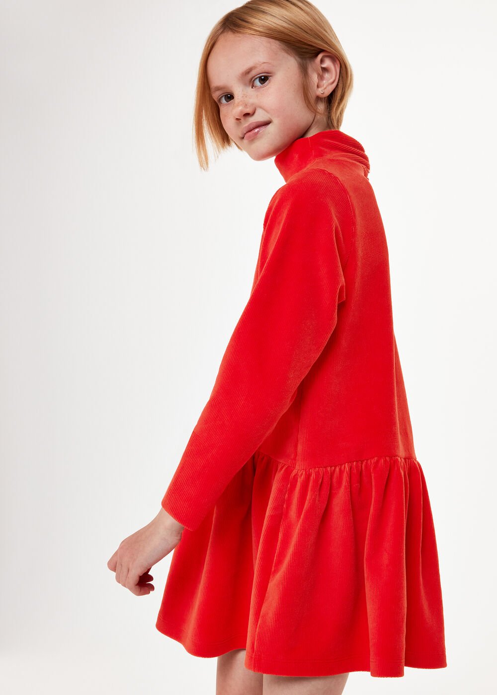 Corduroy Jersey Dress