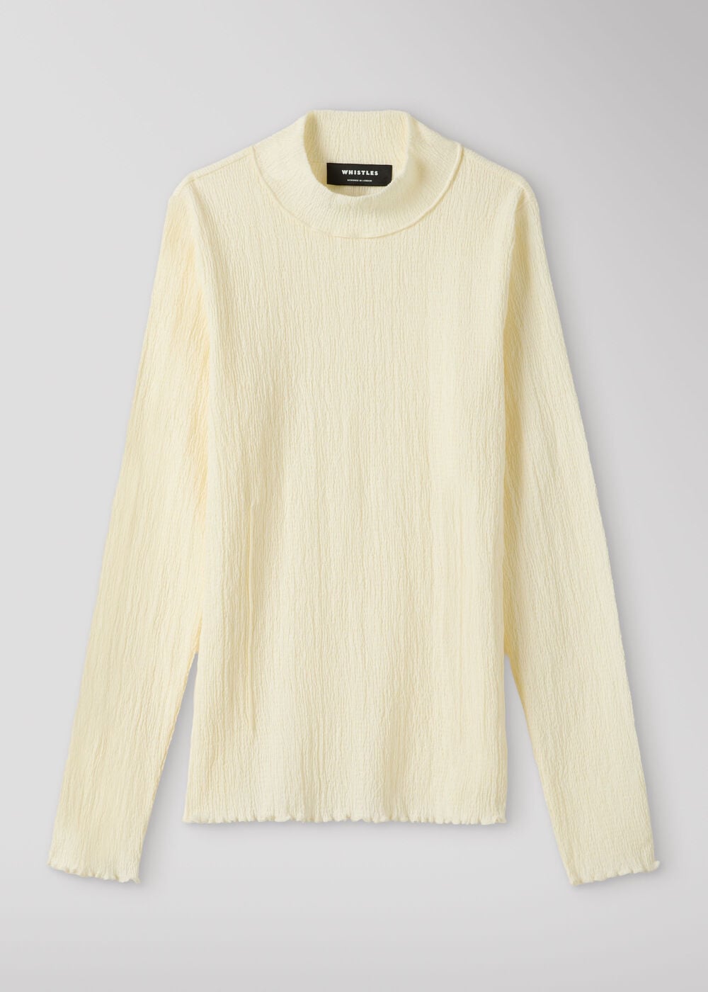 Textured Long Sleeve Top
