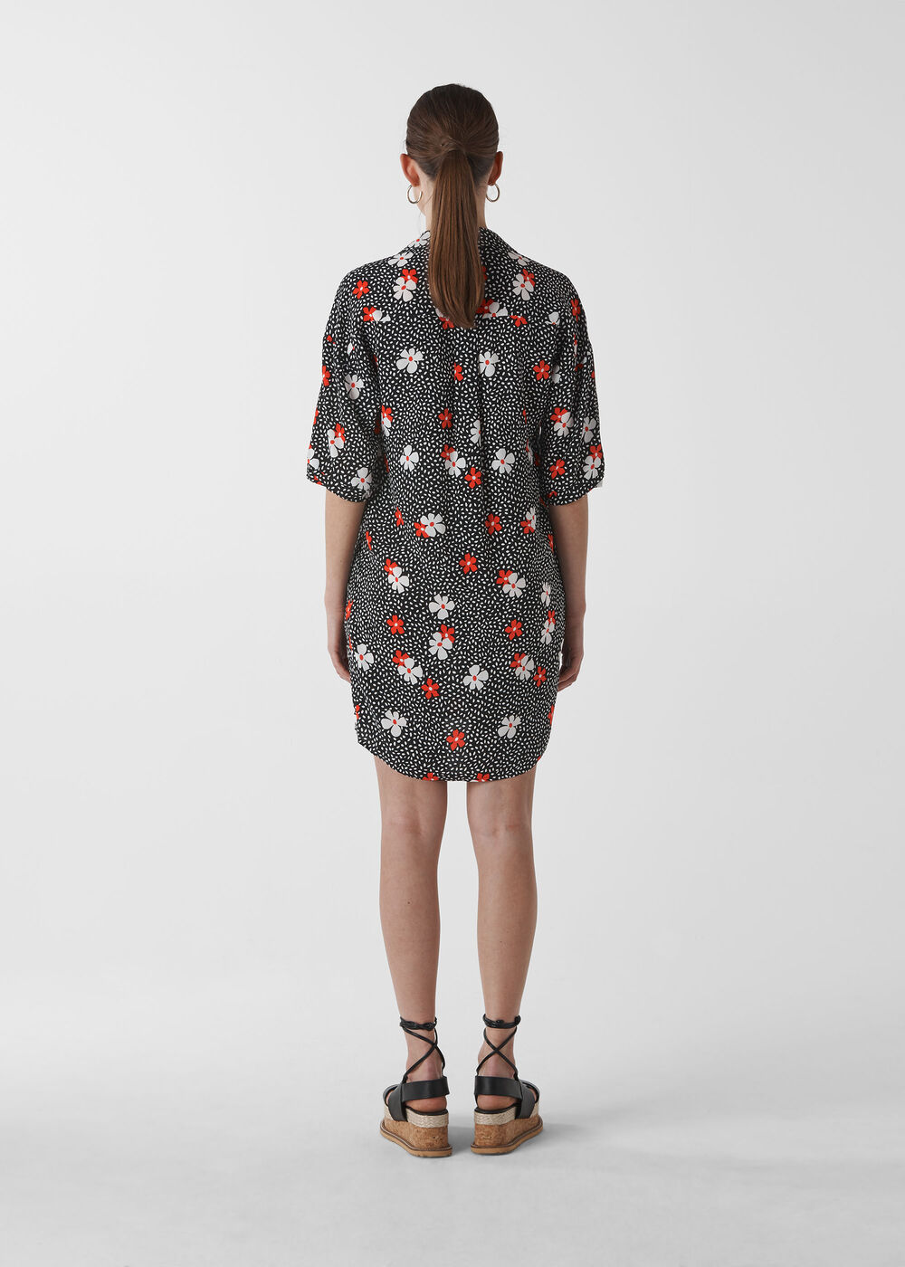 Confetti Floral Lola Dress Black/Multi