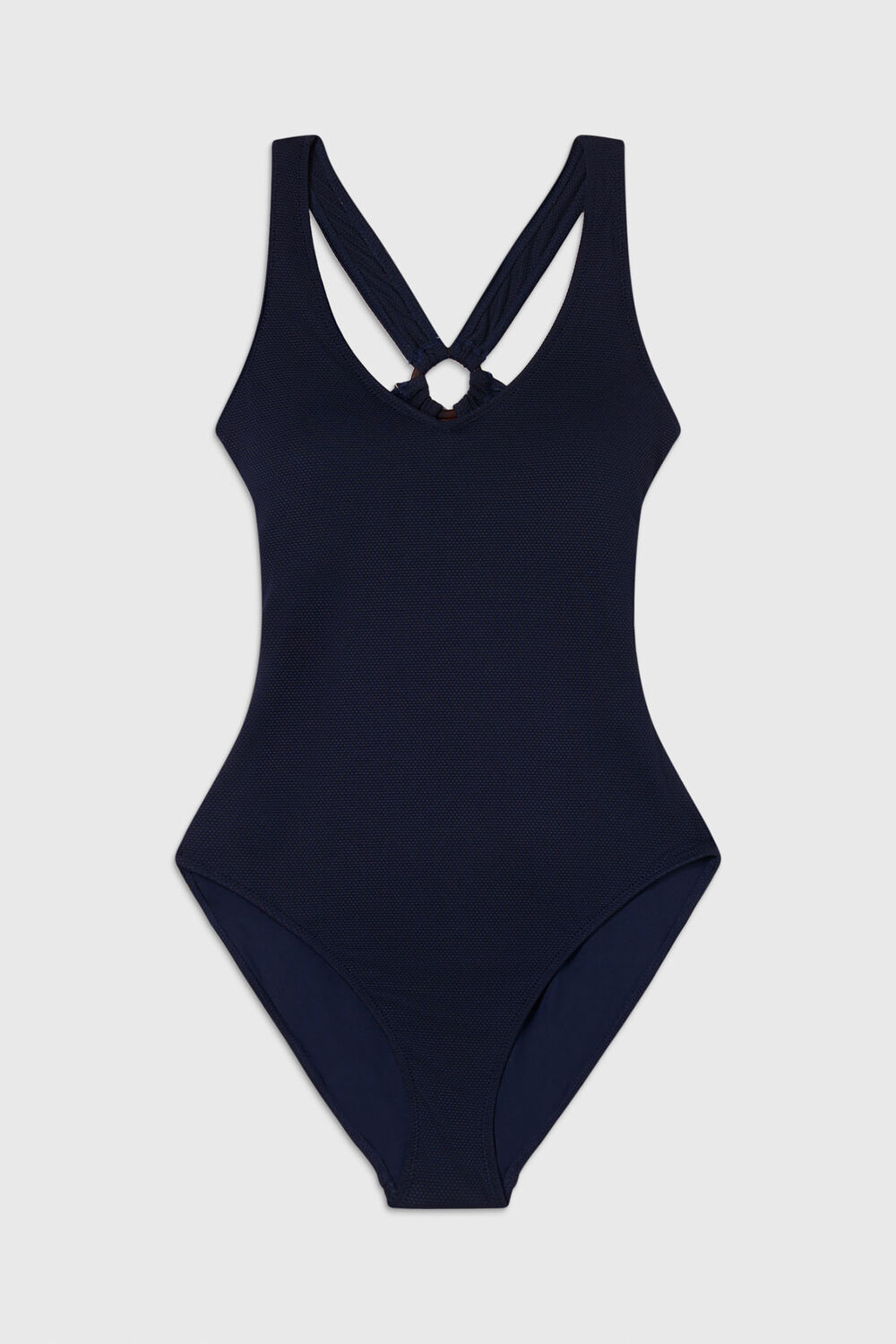 Textured Detail Swimsuit