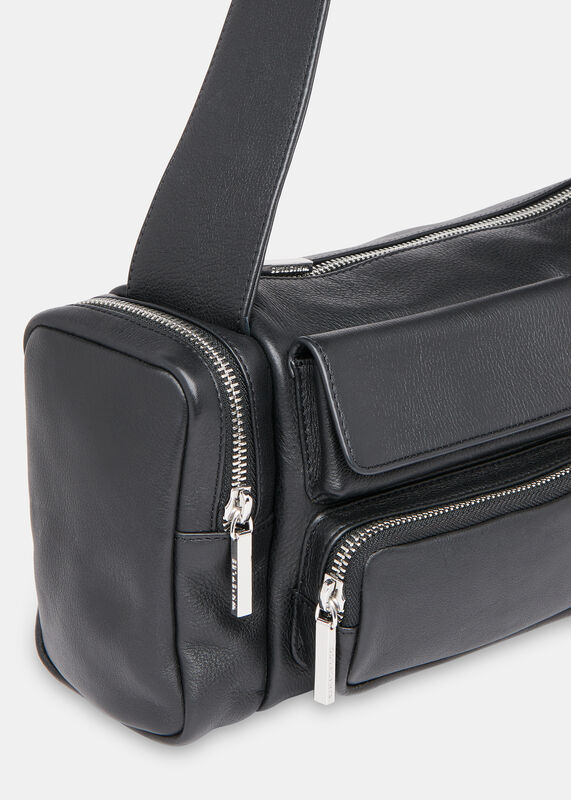 Black Laurina Utility Pocket Bag