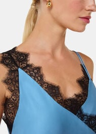 Iris Lace Detail Wrap Cami