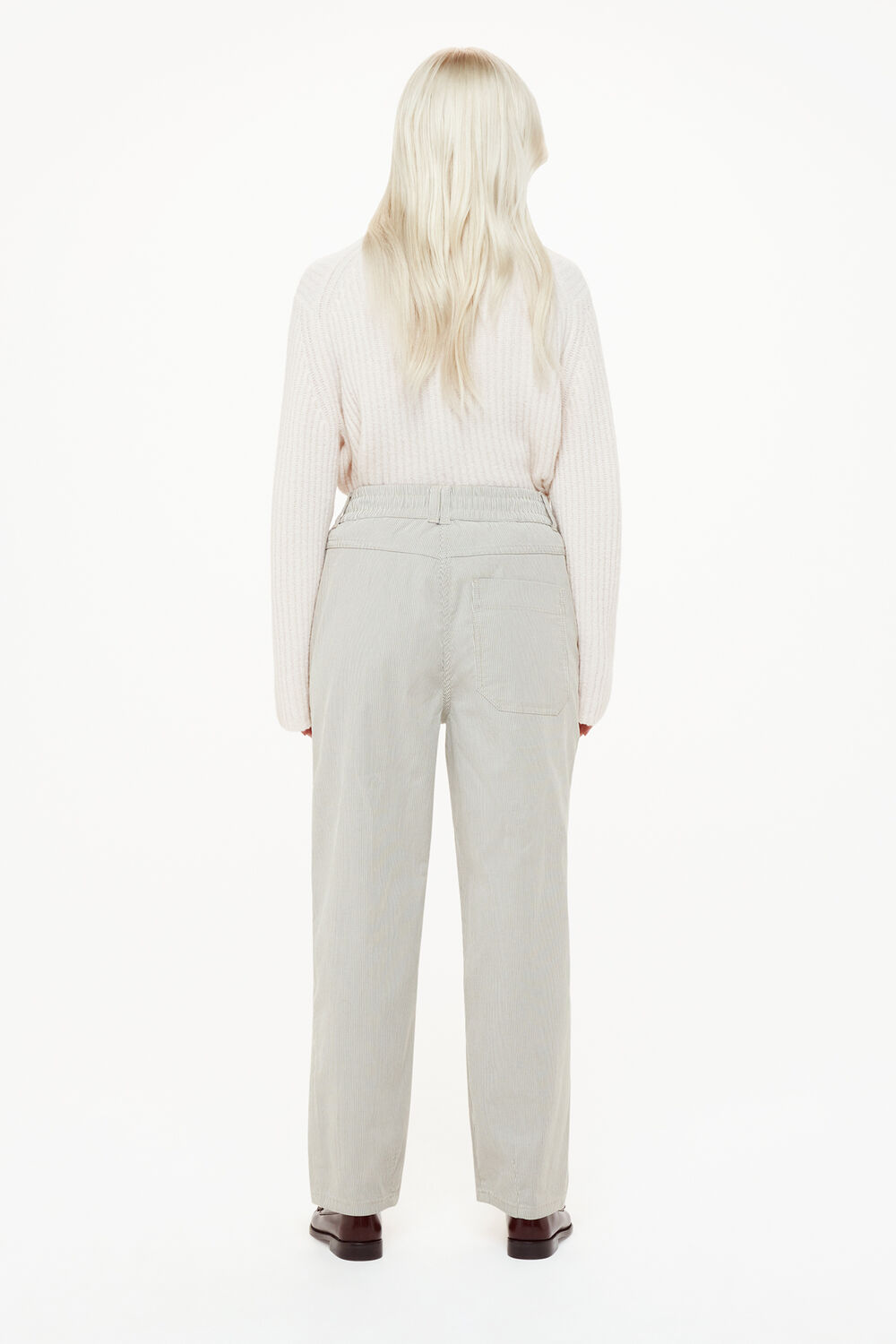 Petite Tessa Stripe Casual Trouser