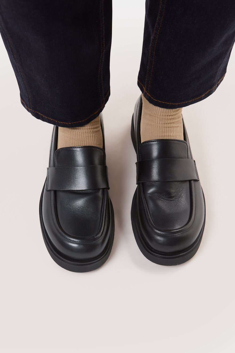 Black Ames Chunky Loafer