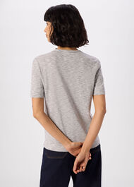 Rosa Double Trim Stripe TShirt