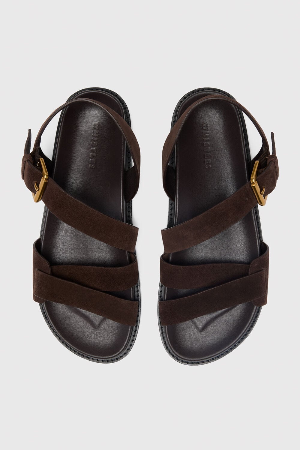 Asymmetric Buckle Sandal
