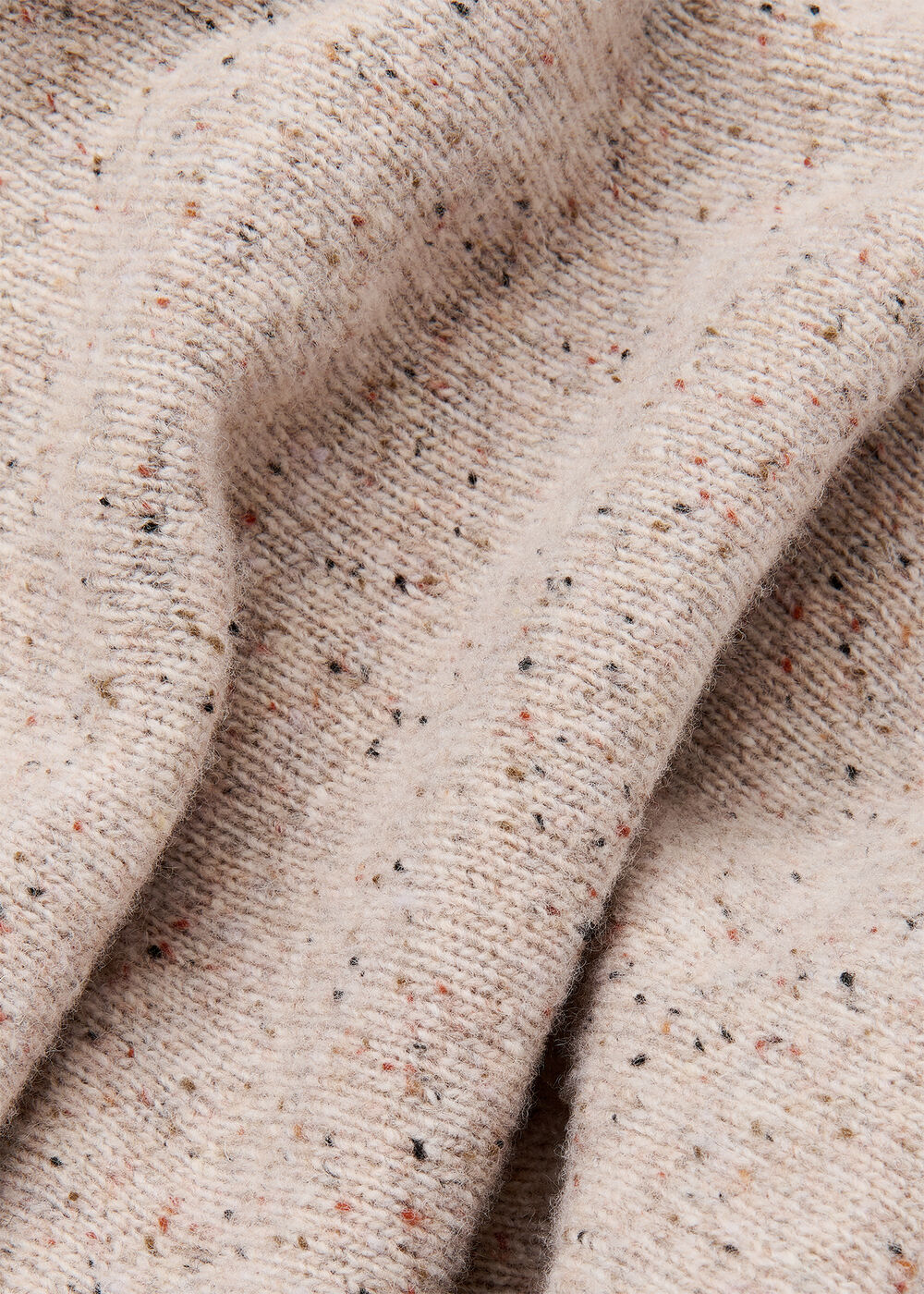 Wool Textured Midi Skirt