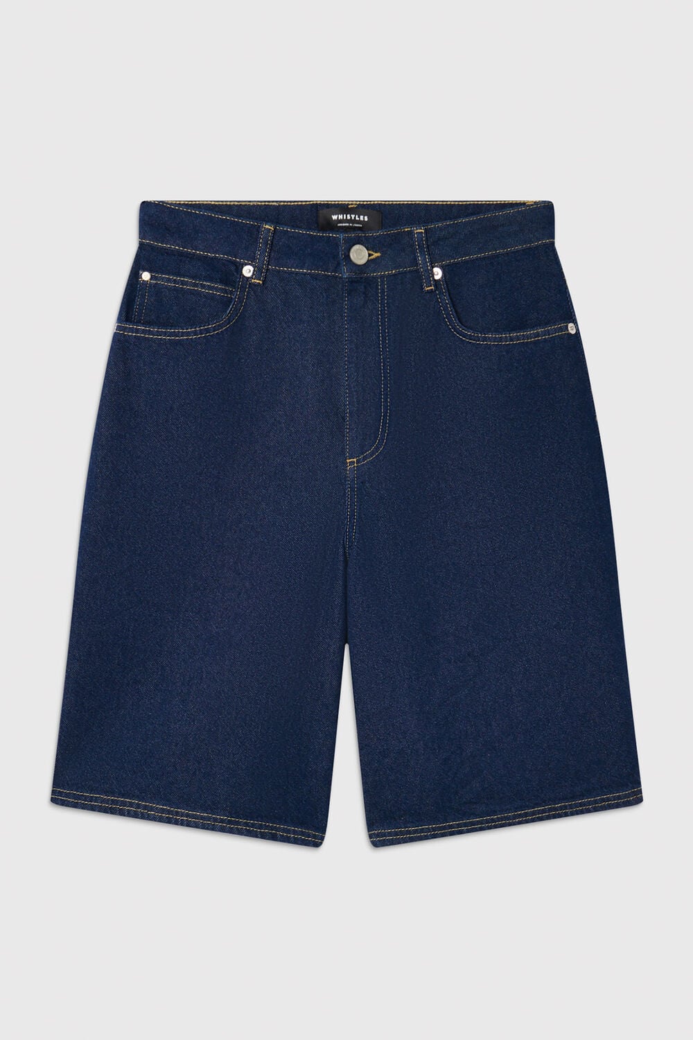 Dark Denim Authentic Knee Length Short