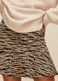 Tiger Leopard Flippy Skirt