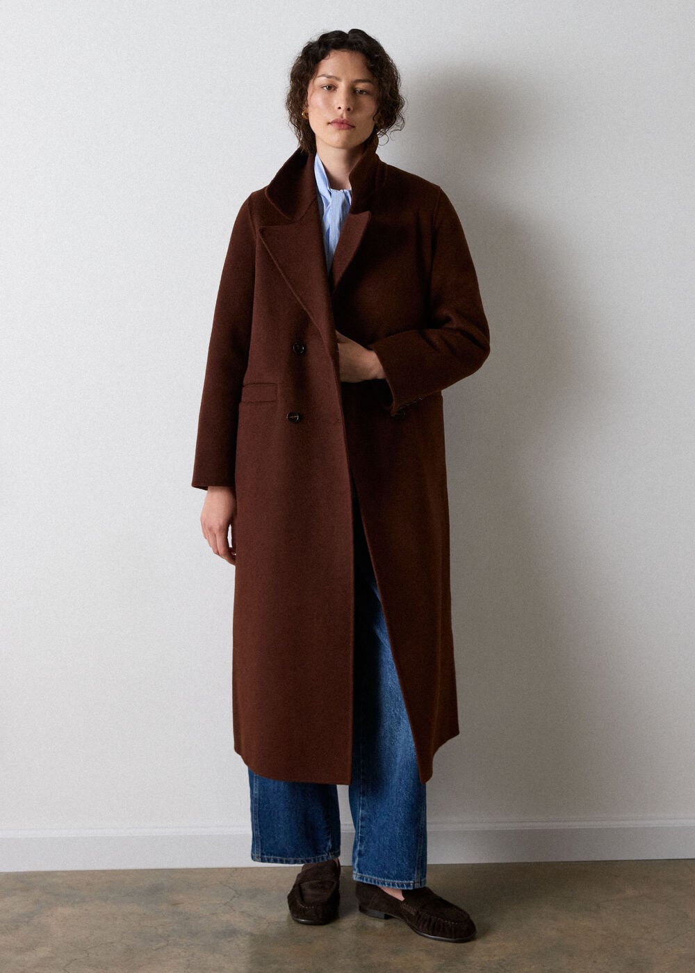Relaxed Double Faced Coat