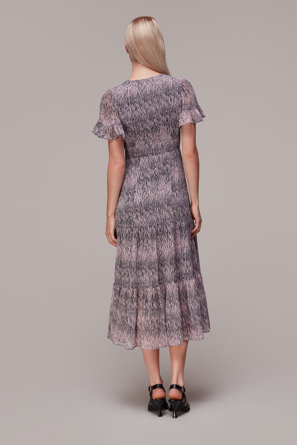 Tiger Dobby Midi Dress