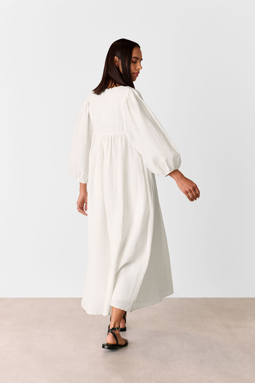 Gloria Linen Blend Dress