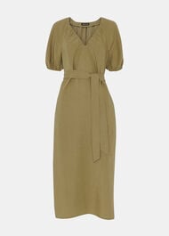 Ariella Linen Blend Midi Dress