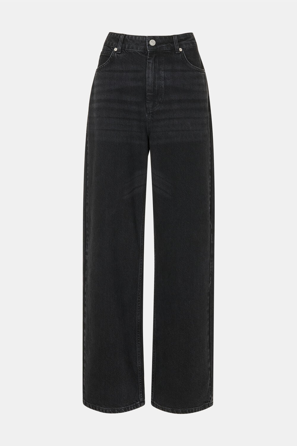 Black Straight Full Length Jean
