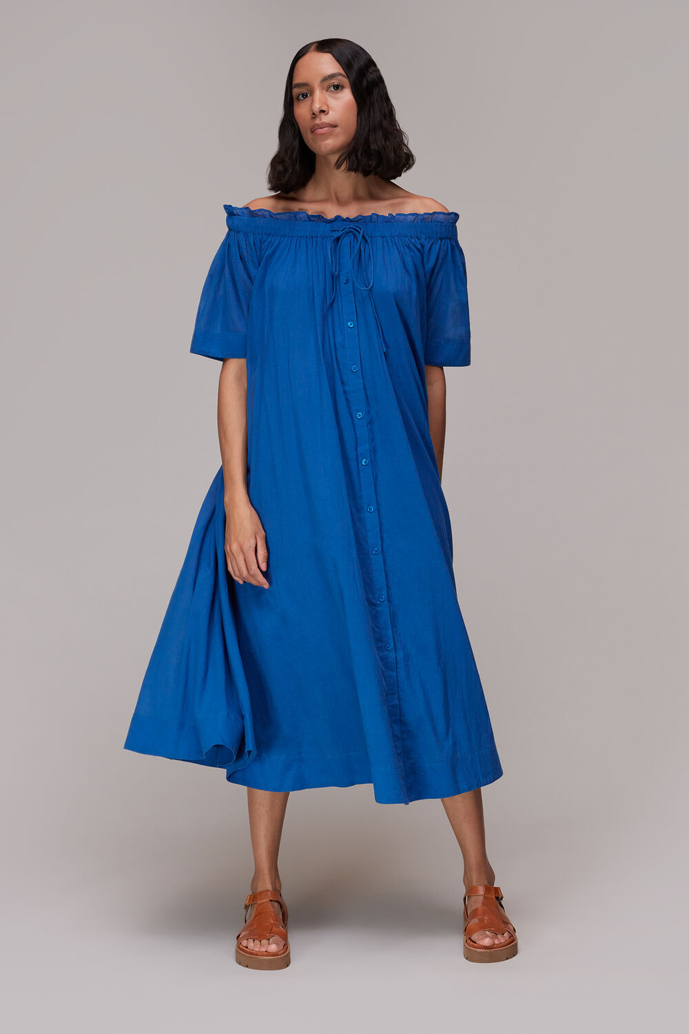 Bardot Trapeze Midi Dress