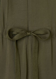 Petite Sleeveless Drawstring Jumpsuit