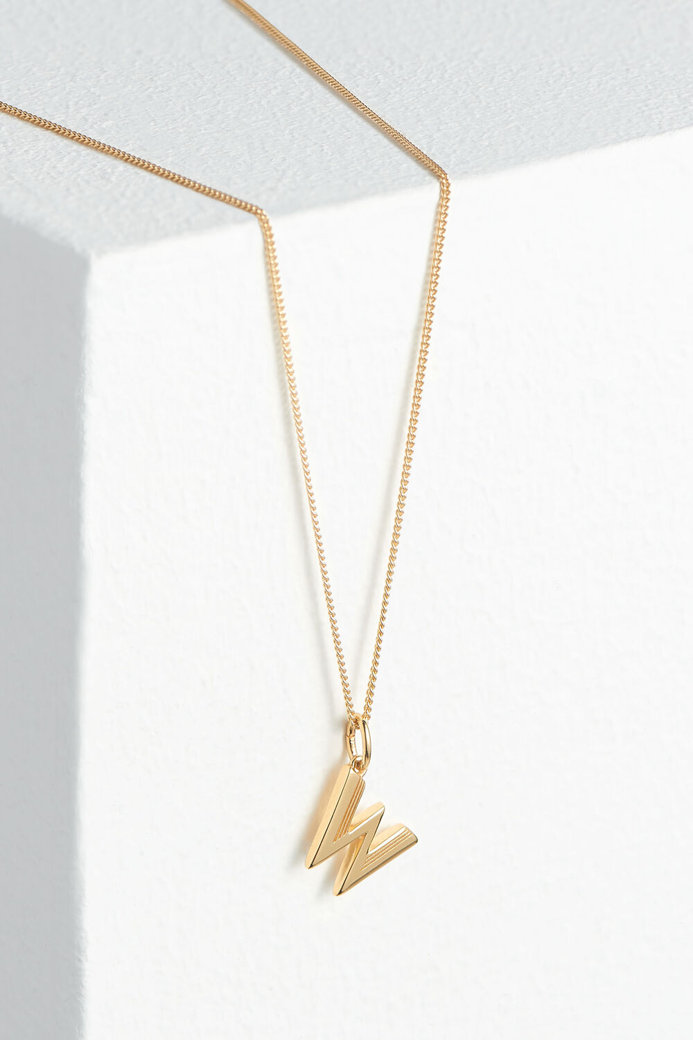 Gold Rachel Jackson Letter Necklace