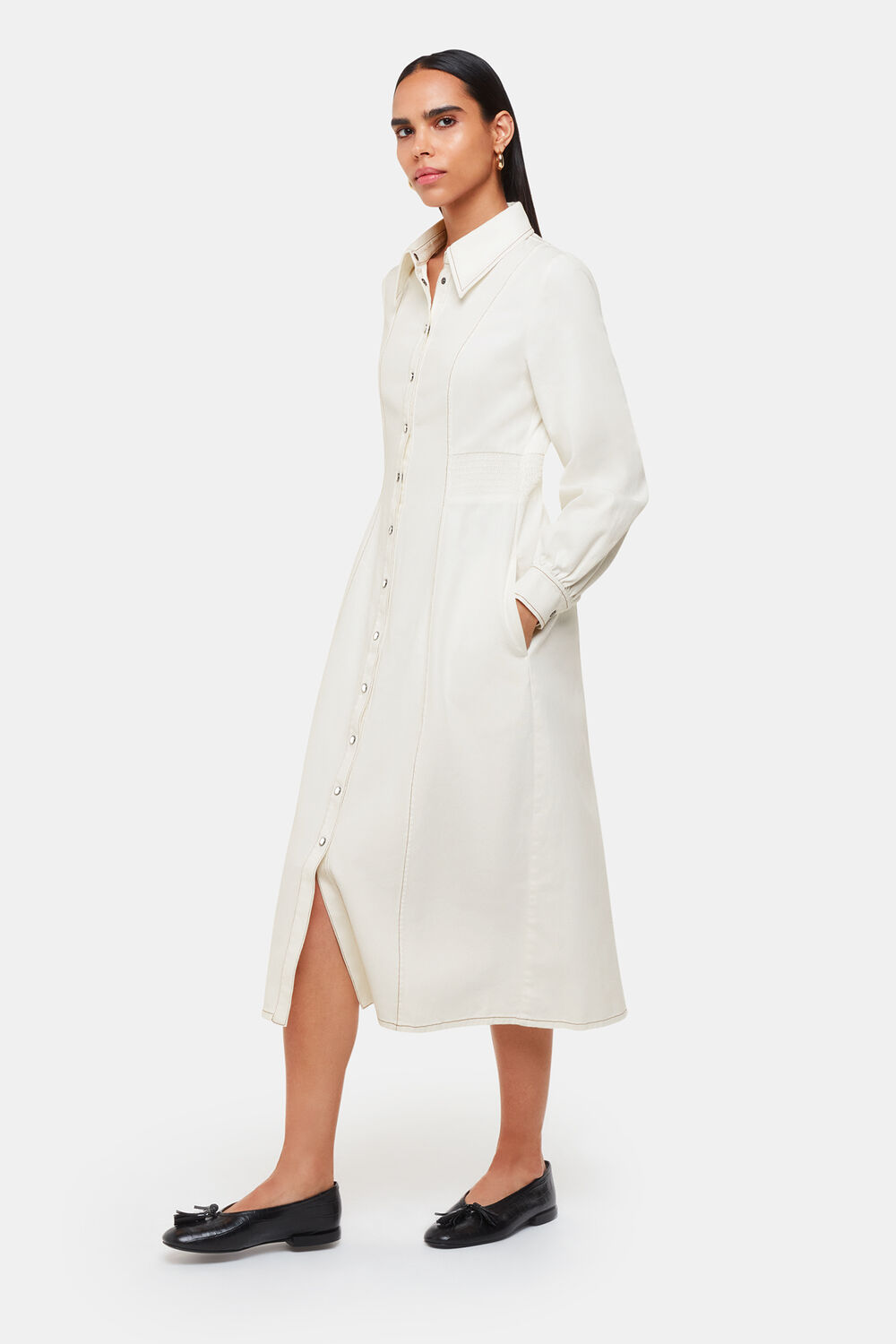 Harlowe Denim Midi Dress